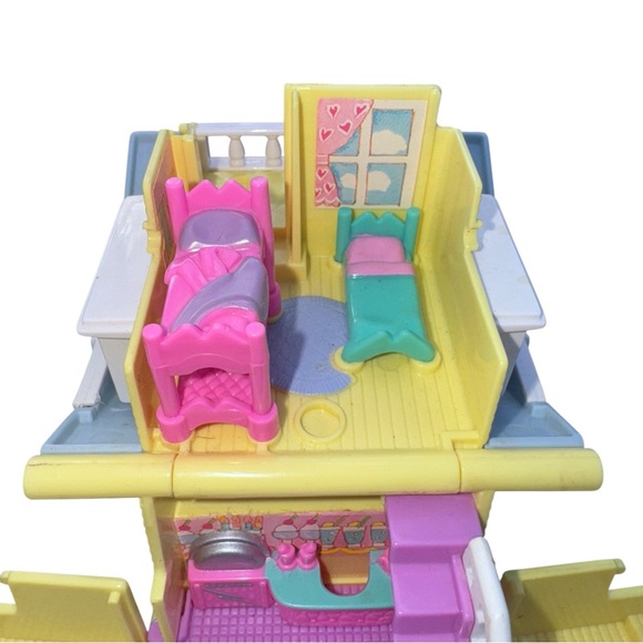 1995 Polly Pocket Pop-Up Party Play House Clubhouse ONLY Bluebird Toys 3 Stories - Picture 6 of 15